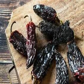 Dried Chipotle Chile Peppers, Whole Smoked Jalapeos, 1/2Kg (1.1Lbs), Dark Reddish-Brown, Mexican Cuisine