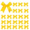 50 Pieces Gift Wrap Bows Premium Satin Ribbon Bows 3.3 Inch Craft Bows for Gift Wrapping DIY Treat Bags Holiday Gifts Bag Party Decorations, Wedding Decor Christmas Birthday Presents (Yellow) view 1