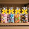 50 Pieces Gift Wrap Bows Premium Satin Ribbon Bows 3.3 Inch Craft Bows for Gift Wrapping DIY Treat Bags Holiday Gifts Bag Party Decorations, Wedding Decor Christmas Birthday Presents (Yellow) view 2