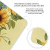 Sunflowers Scale for Body Weight Highly Accurate Digital Bathroom Scale Sturdy Tempered Glass Weighing Scales with LCD Display Fashion Body Fat Smart Scales 400lb view 4