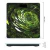 Abstract Green Snake Scale for Body Weight Highly Accurate Digital Bathroom Scale Sturdy Tempered Glass Weighing Scales with LCD Display Fashion Body Fat Smart Scales 400lb view 2