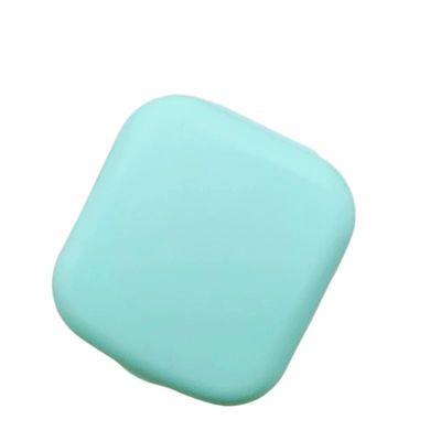 Colorful Contact Lens Case Set With Mirror, Small Portable Immersion Storage Kit, Mini Contact Lenses Box Soak Storage(Lake Blue)