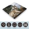 Snow Mountain Wild Wolf Scale for Body Weight Highly Accurate Digital Bathroom Scale Sturdy Tempered Glass Weighing Scales with LCD Display Fashion Body Fat Smart Scales 400lb view 3