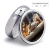 Squirrel Just Laying Round Pill Box 3 Compartment Small Pill Box Round Portable Pill Case to Hold Vitamins Medication Fish Oil and Supplements Travel Purse Pocket Gift view 2