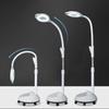 EUQKKWLOY 8X Beauty Magnifier Vertical Floor Stand Lamp Makeup Tattoo LED Lamp Adjustable Rolling Salon SPA Beauty Makeup Skincare Nail Tattoo Light Magnifying Tool view 2