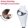 EUQKKWLOY 8X Beauty Magnifier Vertical Floor Stand Lamp Makeup Tattoo LED Lamp Adjustable Rolling Salon SPA Beauty Makeup Skincare Nail Tattoo Light Magnifying Tool view 4