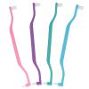 Abaodam Double-Headed Interdental Toothbrush Set 4pcs Manual Wear-Resistant Tapered Bristles for Home and Travel Oral Care Cleaning view 1