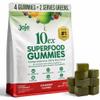 10ex Supergreens Gummies w/Probiotics. 40 Superfoods & Super Greens. 10x More Nutrients. Multivitamins & Antioxidants From Whole Foods. Healthy Snacks For Adults. Keto, Low Carb, Low Calorie - 120 Ct view 1