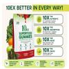 10ex Supergreens Gummies w/Probiotics. 40 Superfoods & Super Greens. 10x More Nutrients. Multivitamins & Antioxidants From Whole Foods. Healthy Snacks For Adults. Keto, Low Carb, Low Calorie - 120 Ct view 3