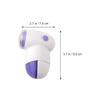 Balacoo 3pcs Mini Multi-Color Lint Remover Set, Electric Clothes Fuzz Shaver with Portable Design for Fabric De-Pilling and Clothing Care view 2