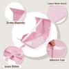 Aimyoo 5 Pack Pink Gift Box with Ribbon, 8.6x6.7x3.4 inch Groomsman Proposal Box for Presents with Magnetic Closure Lids, Rectangle Collapsible Luxury Box for Wedding, Christmas, Halloween, Birthday view 4