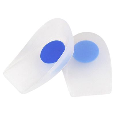 TEHAUX Silicone Heel Cushions for Shoes, 1 Pair XL (Size 43-46), Soft Non-Slip Heel Pads with Thickened Shock Absorption, Wear-Resistant Inserts for Sports and Daily Foot Comfort
