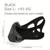 Altitude Training Mask,Stamina Breathing Trainer 25 Levels of Respiratory Resistance Perfect for Fitness Running Improving Cardio Endurance Workout Breathing Mask for Men Women (Black, L) view 2