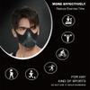 Altitude Training Mask,Stamina Breathing Trainer 25 Levels of Respiratory Resistance Perfect for Fitness Running Improving Cardio Endurance Workout Breathing Mask for Men Women (Black, L) view 3