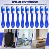 Abaodam Small Soft Manual Toothbrushes 10pcs Short Handle Wear-Resistant Mini Travel Toothbrushes for Prison Inmates and Dental Care view 3