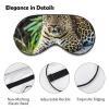 African Leopard on Rock Sleep Mask Adjustable Light Blocking Blindfold Soft Breathable Eye Mask Eyeshade Night Eye Cover Night Blindfold Sleep Shade Cover for Travel Yoga Nap view 3