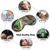 African Leopard on Rock Sleep Mask Adjustable Light Blocking Blindfold Soft Breathable Eye Mask Eyeshade Night Eye Cover Night Blindfold Sleep Shade Cover for Travel Yoga Nap view 4