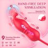 2026 Newly Portable Vibrating Massager -Clitioral Sucker Relaxes Muscles Heating Modes Viboators Toy Couples- for Body and Back Foot Silent Personal for Sports Massage Adult Tools Relaxation (Red3) view 4