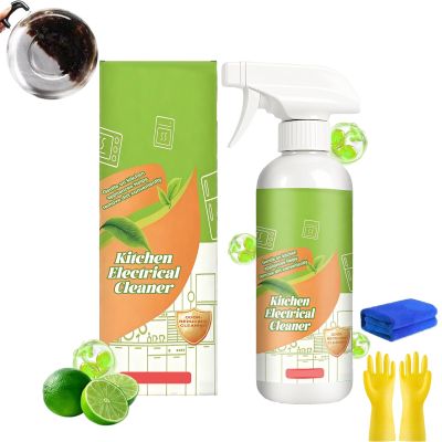 Donpesho 2026 New Electrolyzed Ion Kitchen Cleaner Spray,Multi-purpose Kitchen Cleaner Spray,Kitchen Appliance Cleaner, Clean up Kitchen Oil Stains for Hold, Oven, Stove, Range Hood (1)