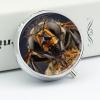 Pill Box 3 Compartment Portable Small Pill Box for Pocket Or Purse A Black Fly Pill Organizer Medicine Holder to Hold Vitamins Medication Fish Oil view 4