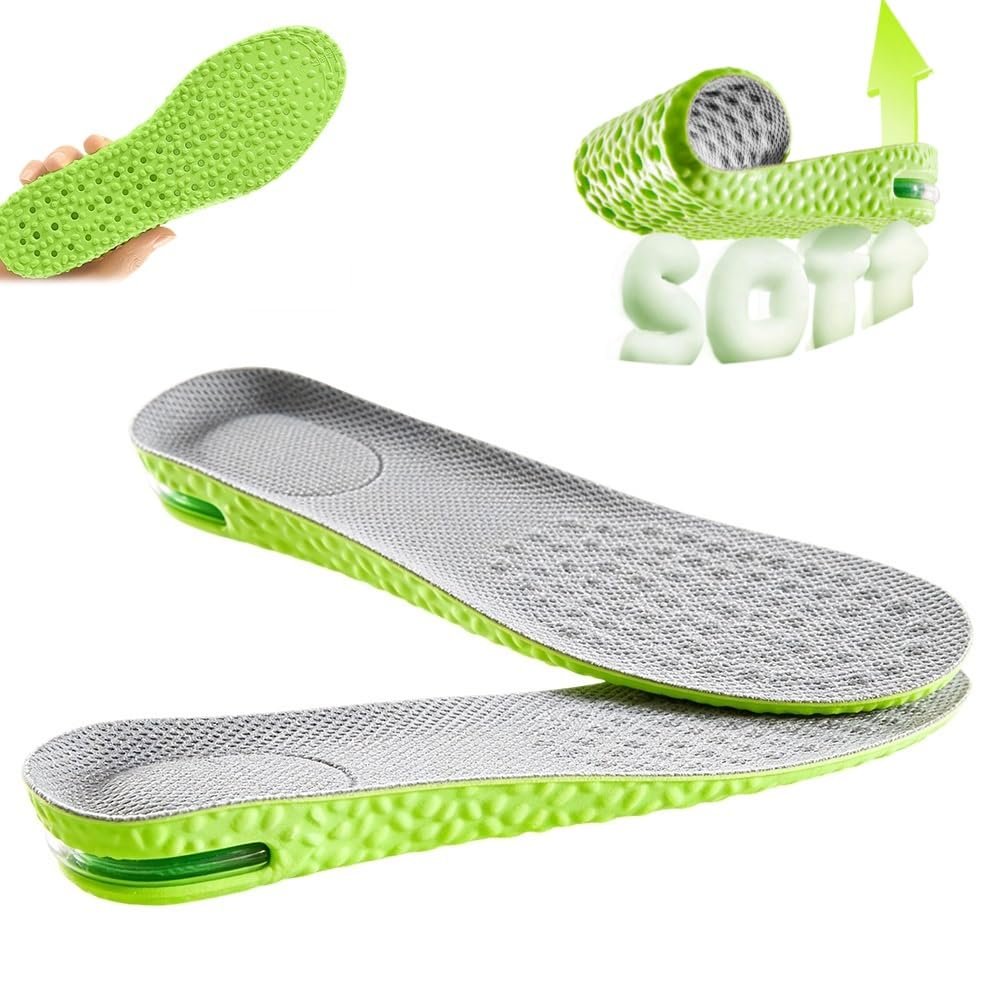 Comfortable Cushion Insole,Height Increase Insoles with Arch Support,Super Soft & Breathable,4D Cloud Technology Sports Shoes Insoles for Men and Women (3.5CM Height, 37-38)