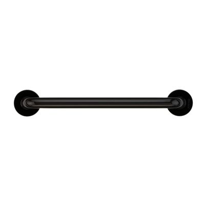 PONTE GIULIO Contractor Series Straight Vinyl Coated Grab Bar with Safety Grip and Cover Flange - 1 1/4" Diameter 32"