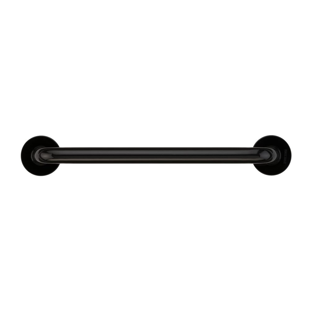 PONTE GIULIO Contractor Series Straight Vinyl Coated Grab Bar with Safety Grip and Cover Flange - 1 1/4" Diameter 32"