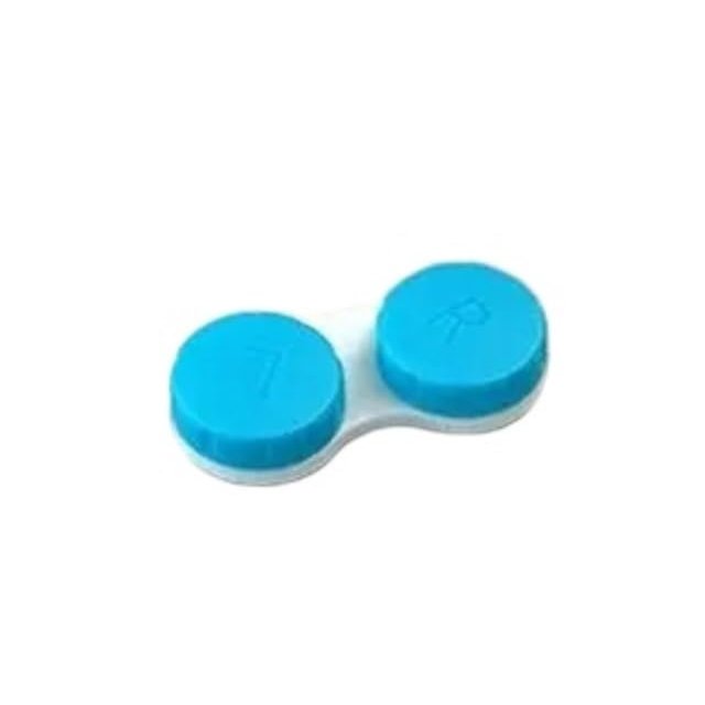1PCS Multicolour Contact Lenses Box Holder Travel BottlesContact Lenses Container Pupils Case Lens Kit Canister(Blue)