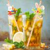 24pcs Easters Eggs Rabbits Paper Beverage Drinking Straw Decorative Drink Wedding Birthday Party Supplies Easters Decoration view 4