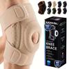 Modvel Knee Brace with Side Stabilizers & Patella Gel Pads for Pain Relief and Joint Support Breathable, Non-Slip Compression Sleeve for Men & Women, Arthritis, Meniscus, ACL Recovery view 1