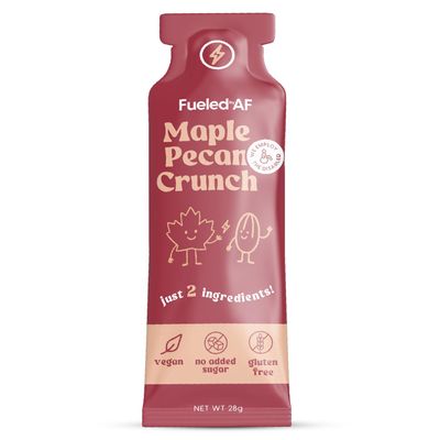 Fueled AF Vegan, Keto, and Paleo Friendly, 8 Pouches (8 oz each) (8 Ounce (Pack of 8), Maple Pecan Crunch Butter)