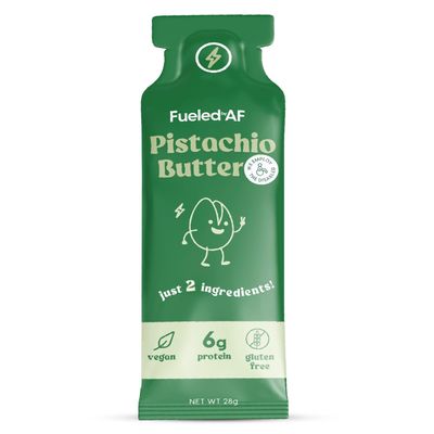 Fueled AF Pistachio Nut Butter Pouch, Spreadable Pistachios, Healthy, Vegan, Keto, and Paleo Friendly, (8 Pouches)