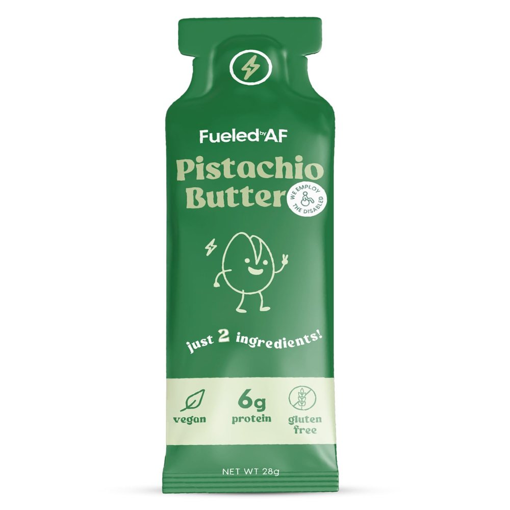 Fueled AF Pistachio Nut Butter Pouch, Spreadable Pistachios, Healthy, Vegan, Keto, and Paleo Friendly, (8 Pouches)