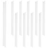 VILLCASE 10pcs Window Squeegee Replacement Silicone Blades Triangular Refill Strips Dual-Sided Glass Cleaning for Home and Car Windshield Maintenance view 1