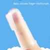 Segrehy Silicone Finger Toothbrush Soft Rubber Teeth Clean Massage Brush for Baby Infant Oral Care Food Grade Safe 55MM Length view 4