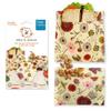 Bee's Wrap Beeswax Wraps for Food - Meadow Magic Sandwich Bag & Snack Bag, Made in USA Reusable & Organic Food Wraps, Sandwich Wrap - Plastic Free Eco-Friendly Alternative to Aluminum Foil view 1
