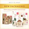 Bee's Wrap Beeswax Wraps for Food - Meadow Magic Sandwich Bag & Snack Bag, Made in USA Reusable & Organic Food Wraps, Sandwich Wrap - Plastic Free Eco-Friendly Alternative to Aluminum Foil view 2