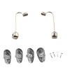 2Pcs Glasses Nose Pad Arms, Metal Frameless Optical Frame Nose Bridge Glasses Auxiliary Accessories view 1