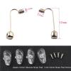 2Pcs Glasses Nose Pad Arms, Metal Frameless Optical Frame Nose Bridge Glasses Auxiliary Accessories view 2