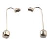 2Pcs Glasses Nose Pad Arms, Metal Frameless Optical Frame Nose Bridge Glasses Auxiliary Accessories view 3