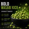 Green Wasabi Peas Bag | 1 LB Value Bag | Extra Crunchy Spicy Roasted Green Peas Snack, Japanese Wasabi Flavor, High Protein Vegan Snack, Gluten Free, Party Mix, Office, Bar & Trail Snack view 3