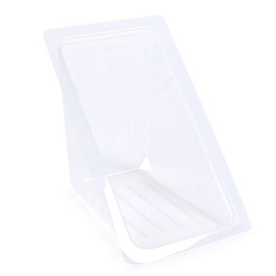 SimplyFresh Clear Polypropylene Sandwich Wedge, 6.5" X 3.5" X 3.05" & 1000 Packs | Clear Recyclable, Retail Display Packaging for Pre-Made Sandwiches & Compatible for Lidding Film