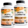 NaturaLife Labs Acetyl L-Carnitine (ALCAR) 1500 mg per Serving 100 Capsules Non-GMO, Gluten-Free, Vegan (2 Pack) view 1