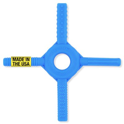 ARK Tetra-Bite Chewy Fidget, Sensory Toys for Kids and Adults, Chewy Fidget for Autism, ADHD, SPD, Anxiety, Medical-Grade Chew Tools, XXT, Very Firm, Royal Blue