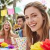 24 Pcs Fiesta Paper Straws Mexican Theme Disposable Drinking Straws with Sombrero, Llama, Taco, Poncho, and Maracas Decorations for Cinco de Mayo, Taco Nights, and Fiesta Parties view 4
