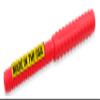 ARK Bite Tube Hollow Chew Tool, Sensory Toys for Kids and Adults, Chewy Fidget for Autism, ADHD, SPD, Anxiety, Medical-Grade Chew Tools, Standard, Softest, Red, Textured view 1