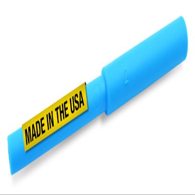 ARK Bite Tube Hollow Chew Tool, Sensory Toys for Kids and Adults, Chewy Fidget for Autism, ADHD, SPD, Anxiety, Medical-Grade Chew Tools, XT, Firm, Bright Blue, Smooth