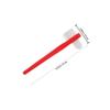 DECHOUS 8pcs Double Heads Denture Toothbrush Cleaning Brush for False Teeth Oral Care Red view 2