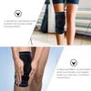 TEHAUX Breathable Compression Knee Pad with Double Strap Support, Pressurized Knee Sleeve for Sports and Fitness, Sky Blue M, Single Leg Protector for Gym and Basketball view 3