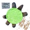 11.8'' Floor Turtle Foot Mop, Cute Double-Sided Turtle-Shaped Floor Cleaning Pad with Rag, Hands-Free Mop for Dust and Hair, Washable Reusable Foot Mops for Home Kitchen Bathroom and Office Floors view 1